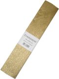 Haza Crepe papier platte vellen - metallic goud - 250 x 50 cm