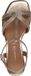 Tamaris - Dames - Sandalen met hak - Metallic - Maat 37