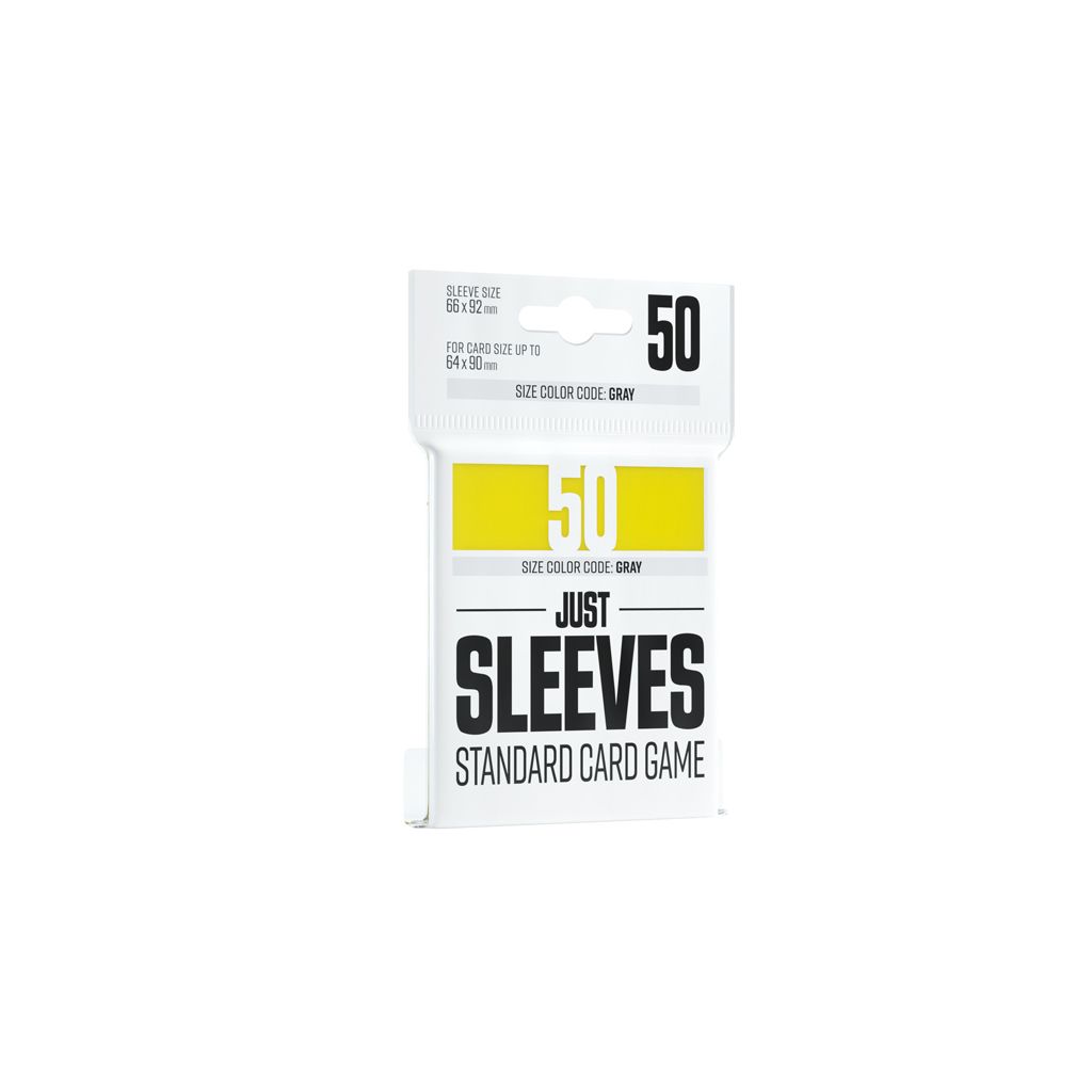Just Sleeves - Standard Card Game Geel (50 stuks)