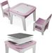 Milou Kinderzitgroep - Met 2 stoelen en 1 tafel - Roze