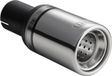 Ulter Sport Embout d'échappement - Rond Ø80mm - Longueur 120mm - Montage >50mm - Inox