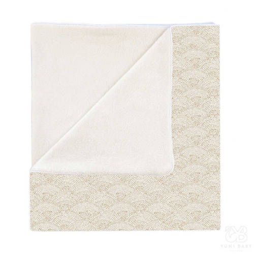 Yumi Baby Waves Hazelnut Baby Blanket - 100x140 cm - Beige