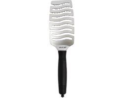 Max Pro Detangler Haarborstel Zilver