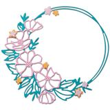 Sizzix Thinlits Die Set - Rond met bloemen