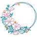 Sizzix Thinlits Die Set - Rond met bloemen