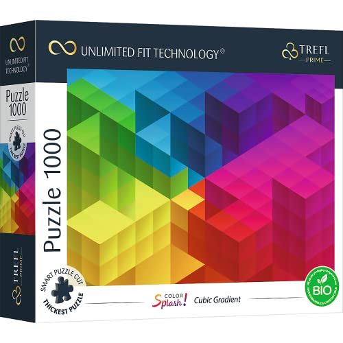 Trefl Prime - Uft Puzzel Color Splash: Cubic Gradient - 1000 Elementen