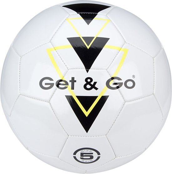 Get & Go Voetbal Triangle Speed Pvc Leder Wit