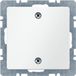 Hager Berker Q.1 blindplaat wit polar