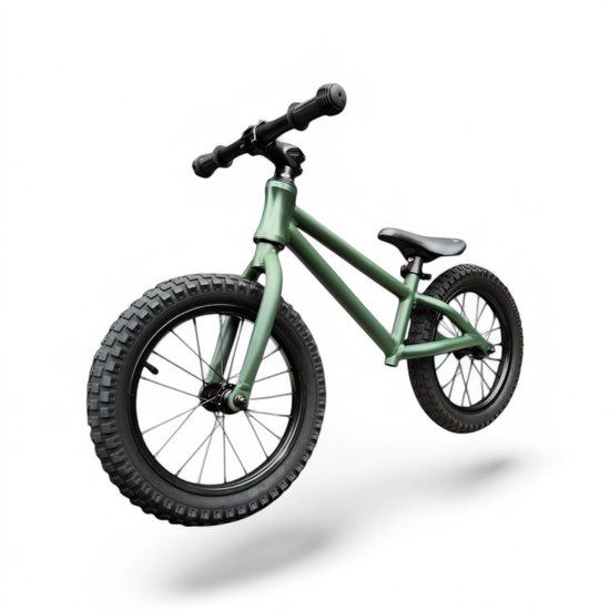 Jobber Toys Fatbike Loopfiets 14 inch - Groen - 3 Jaar - 30 kg