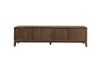 Meuble TV 210 cm en bois massif brossé