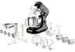 Catler Robot de cuisine multifonctionnel KM 8013, bol en acier inoxydable de 5 litres avec balance intégrée, accessoire hachoir à viande, 6 vitesses, noir