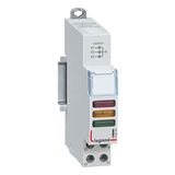 Legrand 412934 led-indicator CX³ drievoudig, 230 V ~ 400 V, rood en geel en groen, 1 module