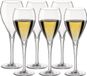 Bormioli Rocco Bormioli Champagneglazen - 12x stuks - transparant - glas - 150 ml - luxe flutes op voet