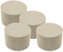 HBX natural living Steekschuim/oase - Rond grijs droogschuim voor bloemstukken - D8 x H5 cm