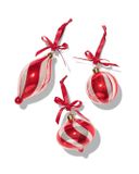 HEMA Décorations De Noël À Suspendre 27 X 16 X 10 Cm Verre Bonbon - Lot De 3