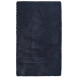 VidaXL Hoogpolig vloerkleed NAVARRA 60x100 cm polyester marineblauw