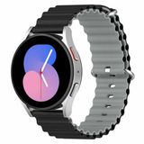 By Qubix Qubix Ocean Style bandje - Zwart / grijs - Geschikt voor Xiaomi Redmi Watch 5 Active / Redmi Watch 5 Lite