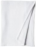 Vera Wang - Koningin deken, luxe katoenen beddengoed, pluche en zwaargewicht woondecoratie (Waffleweave White, Queen)