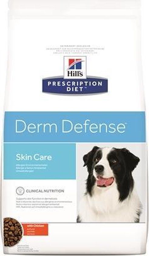 Hill's Prescription Diet Canine Derm Defense - Kip - Hondenvoer - 12 kg