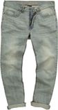 JP 1880 Heren Jeans 5-Pocket Straight Fit Vintage Look Denim Blauw Maat 54