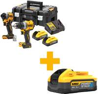 DeWALT DCK2051H2T Accu Combiset DCD800 + DCF850 18V 5.0Ah POWERSTACK in TSTAK