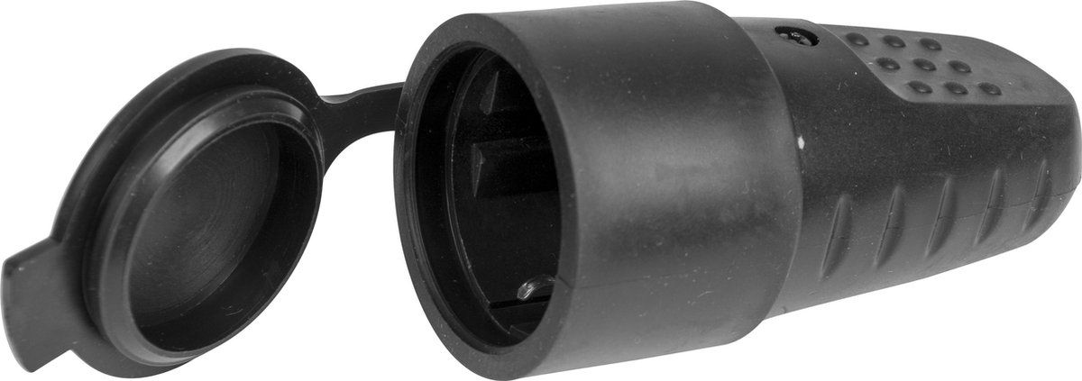 No Label Contra Stekker - Rubber - 16 Ampère