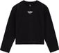 WE Fashion Meisjes T-shirt met opdruk Zwart Katoen Maat 134/140