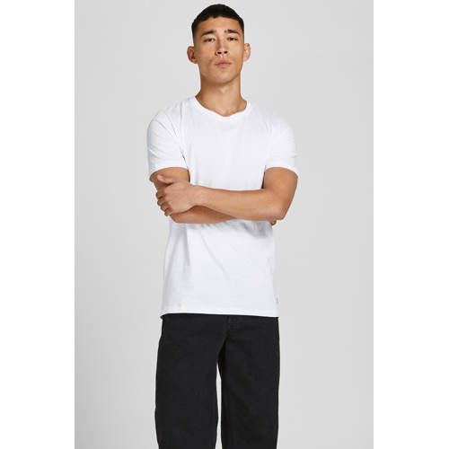 JACK & JONES ESSENTIALS basic T-shirt JJEORGANIC - (set van 3)