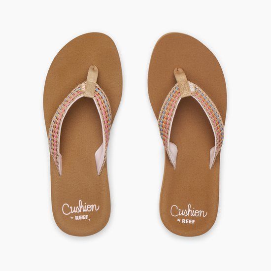 Reef BAJA ELANA BROWN/PINK Dames Slippers - brown/pink