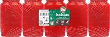 Bolsius Grave Light - Compositielicht - Rood - Pack van 5 - Lengte Brandtijd 45 Uur - Begrafeniskaars & Herdenkkaarsen - Schoon branden - Zonder palmolie