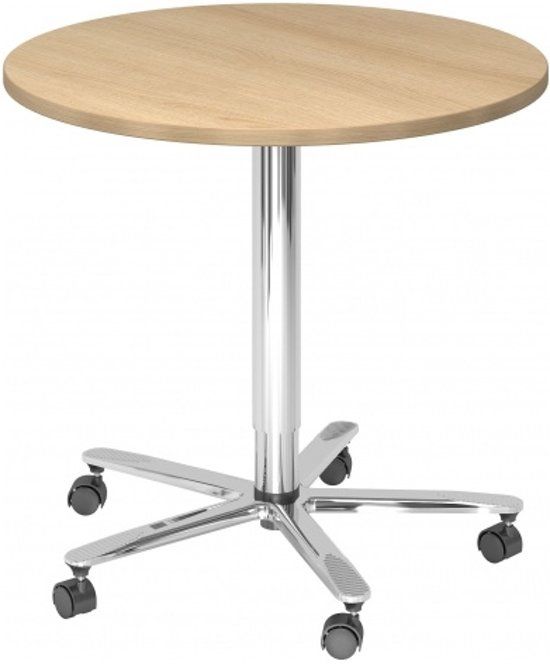 Hammerbacher Pilaar tafel VST08/E/C Eiken | Tafel | Spaanplaat