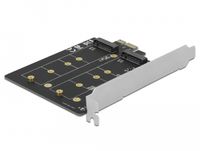 DeLOCK 90432 interfacekaart/-adapter Intern M.2 PCIe 3.0 Zwart