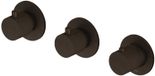 Hotbath Guy Row GY7067R inbouw douchethermostaat met 2 stopkranen (afbouwdeel)