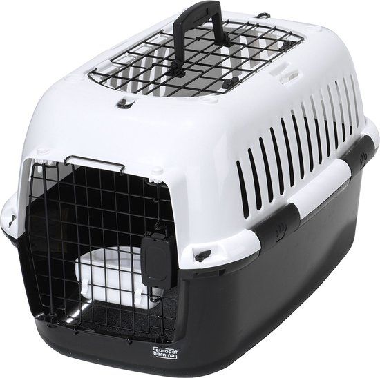 Ebi Adventurer 60 Charcoal Reismand - Kleine Hond of Kat - Zwart/Wit - 57 x 38 x 38cm
