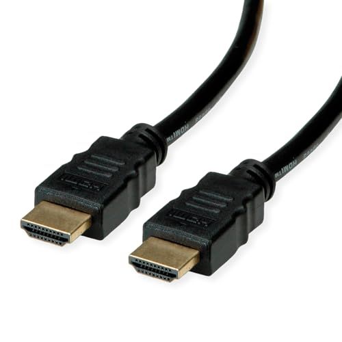 ROLINE RM 8K HDMI Ultra HD kabel met Ethernet, ST/ST, zwart, 1m
