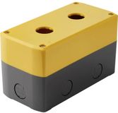 Tru Components TC-BXB-2/22/Y TC-14807672 (l x b x h) 150 x 75 x 85 mm Geel 1 stuk(s)