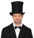 FIESTAS GUIRCA Zwart (21 cm) - hoed voor victoriaans en magisch kostuum - ideaal voor kostuumfeesten, carnaval en Halloween - volwassenen unisex - zwart