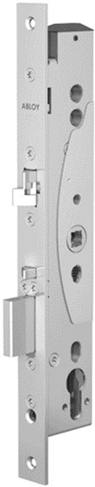 ABLOY EL463 Deurslot | dubbelzijdig krukgestuurd | zelfvergrendelend | DM40mm | RC94mm | voorplaat RVS 24x300mm rechthoekig | DR 1+2+3+4 - 10034003