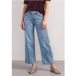 Jupe-culotte en jean taille moyenne avec ceinture élastiquée