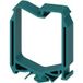 Siemens 8GK99100KK80 Alpha 400/630 support de câble sur rail DIN standard quantité minimale de commande 200 pièces Support 200 pièce(s)