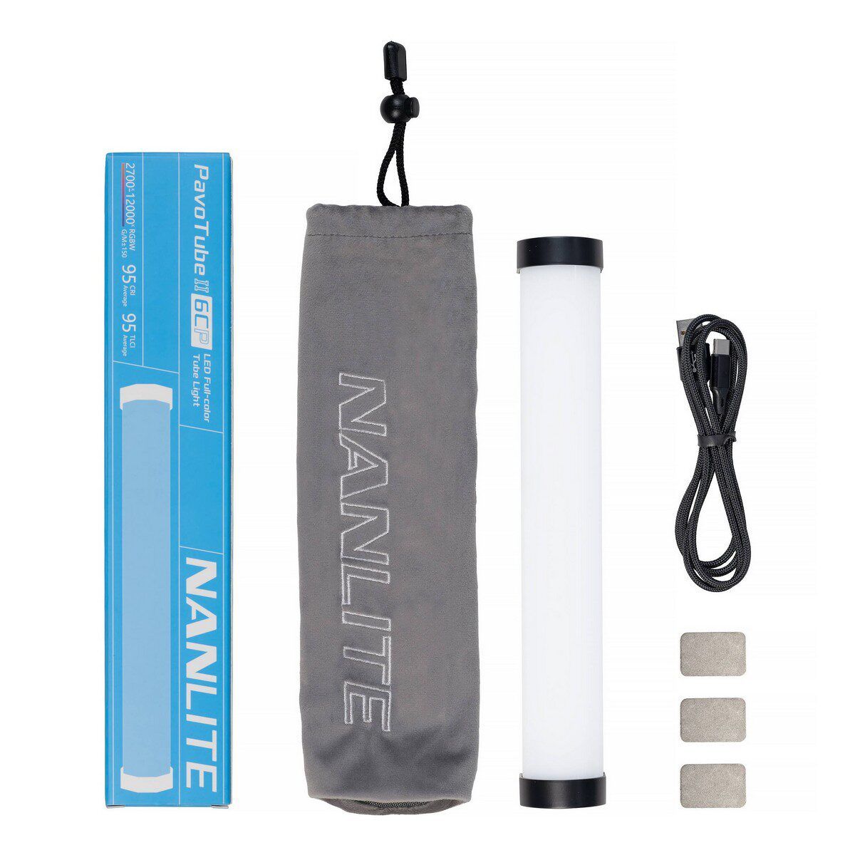Nanlite Pavotube 6CP II Full-color Tube Light (w/ battery)