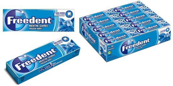 Freedent Menthe Givree - Blue - 4009900421454