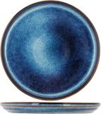 Cosy & Trendy Dinerborden Jade Indigo Blauw 4-delig – Aardewerk Ø27 cm