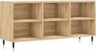 vidaXL Meuble TV chêne Sonoma 103,5x30x50 cm