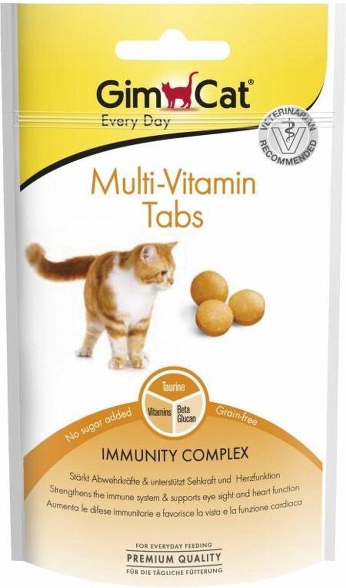 GimCat 8x Multi Vitamine Tabs 40 gr