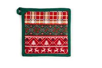 Excelsa Fall Winter pannenlappen voor de keuken, 20 x 20 cm, voering van 100% katoen, vulling van polyester