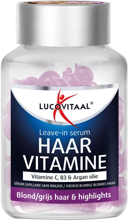 Lucovitaal Haar vitamine blond/grijs haar & highlights 25 Capsules