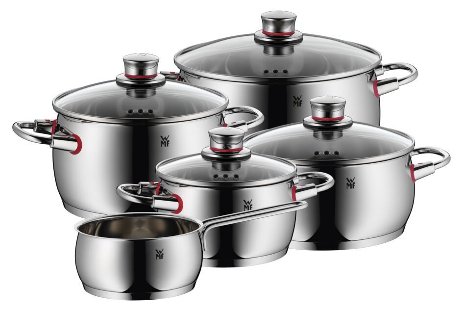 WMF Quality One Pannenset 5-delig - RVS Kookpannenset
