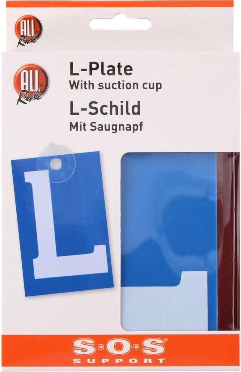 S.O.S. Support Lplate with suction cup 95x1