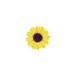 Rayher 5443000 Zonnebloemenkop 3,5 cm 12 stuks